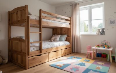 Gagner de la place : comment ranger les jouets sous le lit dans une chambre d&rsquo;enfant